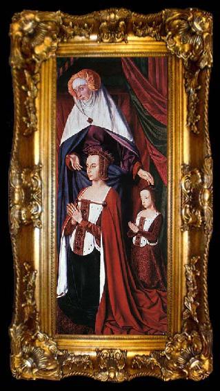 framed  Master of Moulins Anne de France, Wife of Pierre de Bourbon, ta009-2